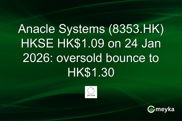 Anacle Systems (8353.HK) HKSE HK$1.09 on 24 Jan 2026: oversold bounce to HK$1.30