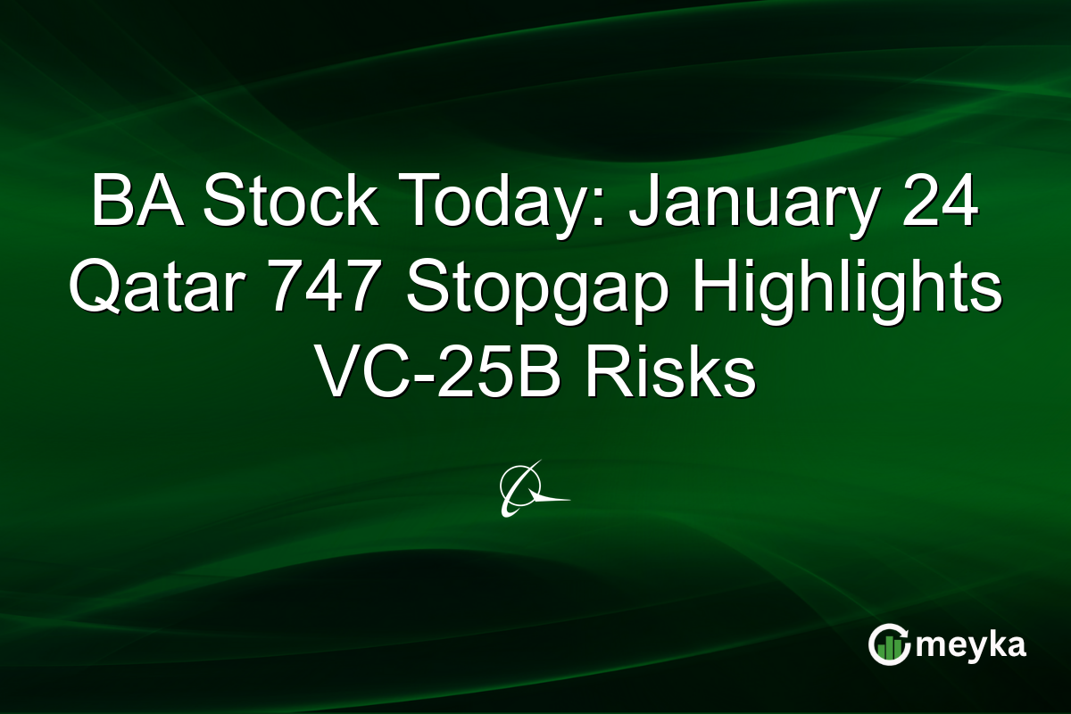 BA Stock Today: January 24 Qatar 747 Stopgap Highlights VC-25B Risks
