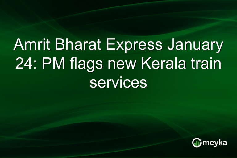 Amrit Bharat Express January 24: PM flags new Kerala train services