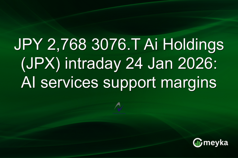 JPY 2,768 3076.T Ai Holdings (JPX) intraday 24 Jan 2026: AI services support margins