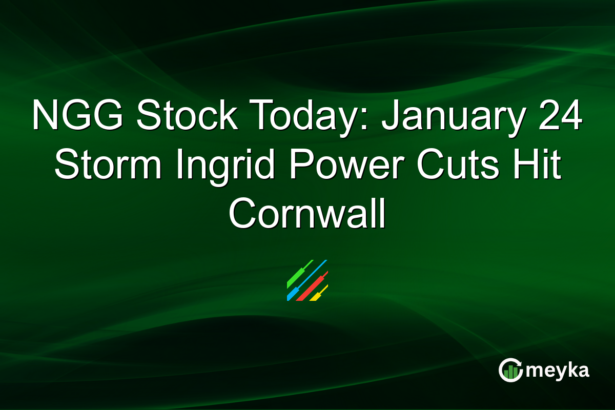 NGG Stock Today: January 24 Storm Ingrid Power Cuts Hit Cornwall
