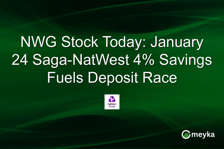 NWG Stock Today: January 24 Saga-NatWest 4% Savings Fuels Deposit Race