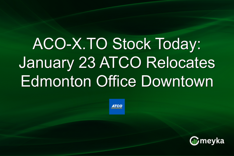 ACO-X.TO Stock Today: January 23 ATCO Relocates Edmonton Office Downtown