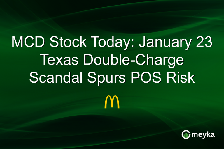 MCD Stock Today: January 23 Texas Double-Charge Scandal Spurs POS Risk
