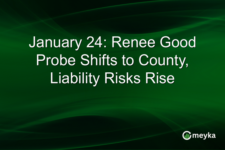 January 24: Renee Good Probe Shifts to County, Liability Risks Rise