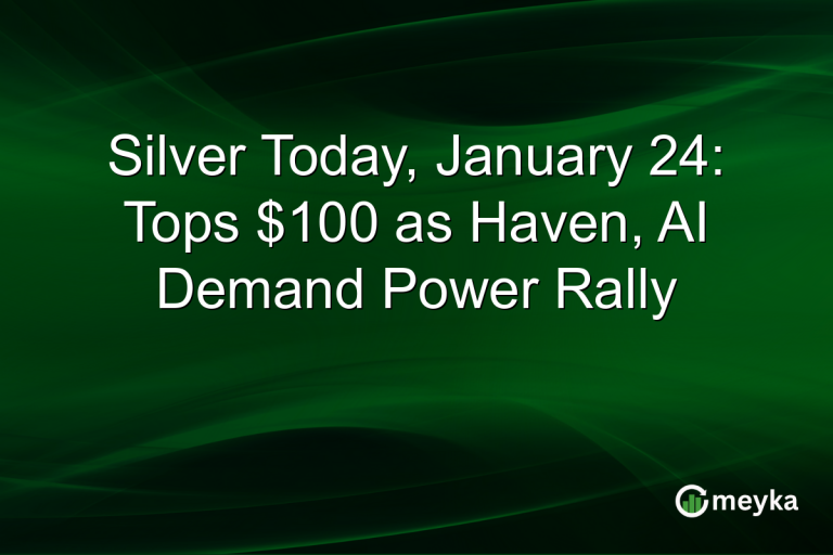 Silver Today, January 24: Tops $100 as Haven, AI Demand Power Rally