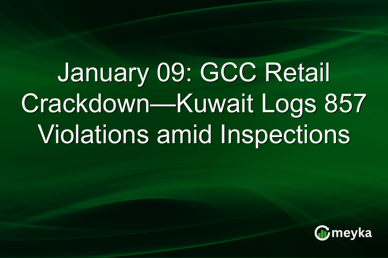 January 09: GCC Retail Crackdown—Kuwait Logs 857 Violations amid Inspections
