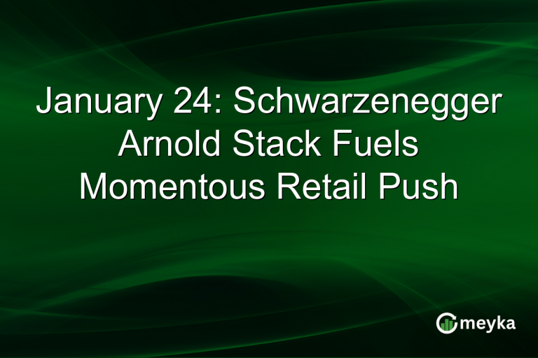 January 24: Schwarzenegger Arnold Stack Fuels Momentous Retail Push