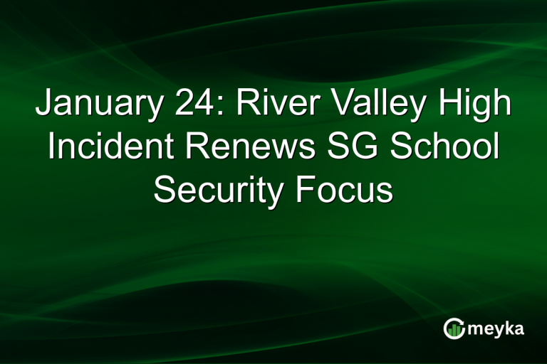 January 24: River Valley High Incident Renews SG School Security Focus