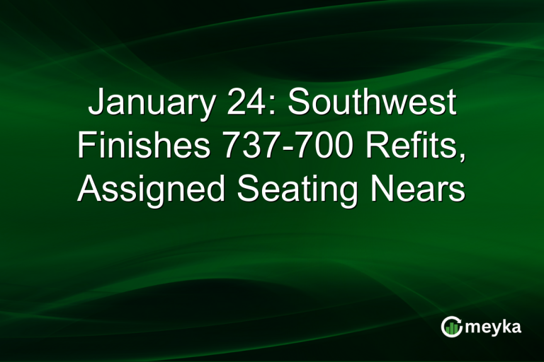 January 24: Southwest Finishes 737-700 Refits, Assigned Seating Nears