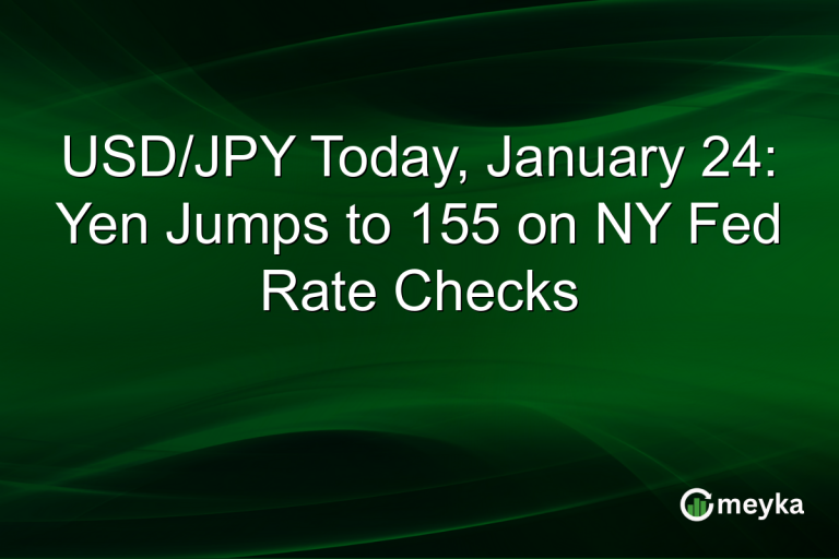 USD/JPY Today, January 24: Yen Jumps to 155 on NY Fed Rate Checks