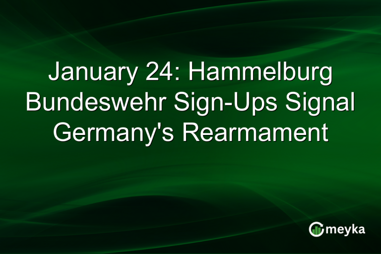 January 24: Hammelburg Bundeswehr Sign-Ups Signal Germany's Rearmament