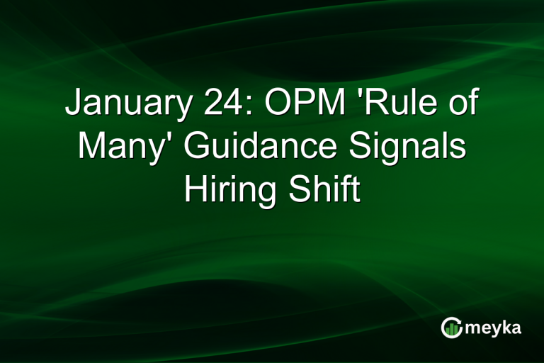 January 24: OPM 'Rule of Many' Guidance Signals Hiring Shift