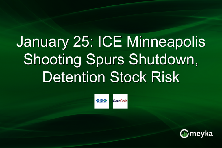 January 25: ICE Minneapolis Shooting Spurs Shutdown, Detention Stock Risk