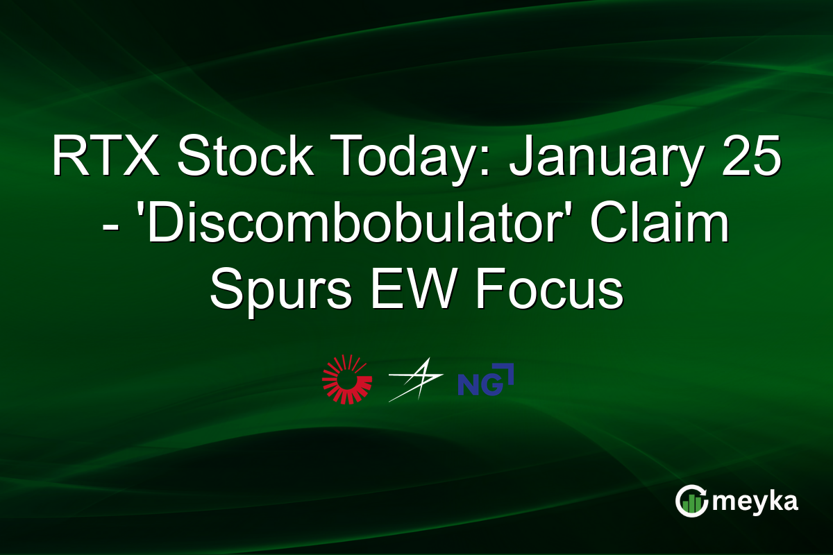 RTX Stock Today: January 25 - 'Discombobulator' Claim Spurs EW Focus