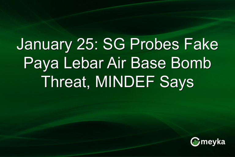 January 25: SG Probes Fake Paya Lebar Air Base Bomb Threat, MINDEF Says