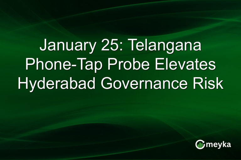 January 25: Telangana Phone-Tap Probe Elevates Hyderabad Governance Risk