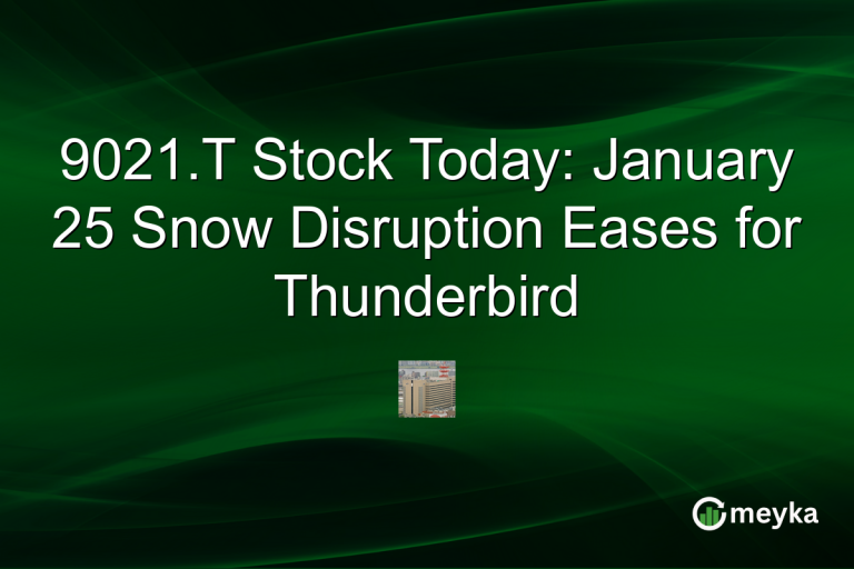 9021.T Stock Today: January 25 Snow Disruption Eases for Thunderbird
