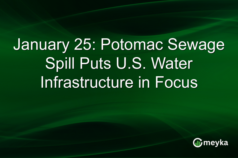 January 25: Potomac Sewage Spill Puts U.S. Water Infrastructure in Focus