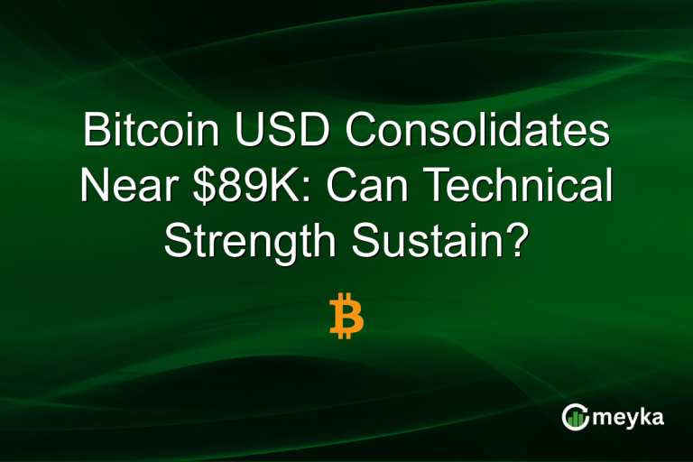 Bitcoin USD Consolidates Near $89K: Can Technical Strength Sustain?