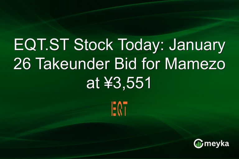 EQT.ST Stock Today: January 26 Takeunder Bid for Mamezo at ¥3,551