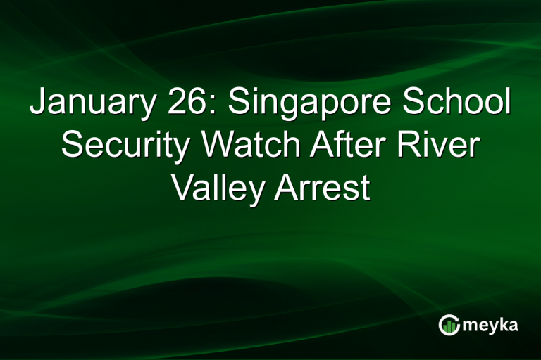 January 26: Singapore School Security Watch After River Valley Arrest