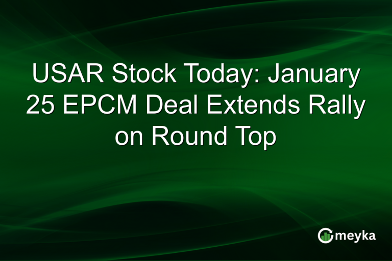 USAR Stock Today: January 25 EPCM Deal Extends Rally on Round Top