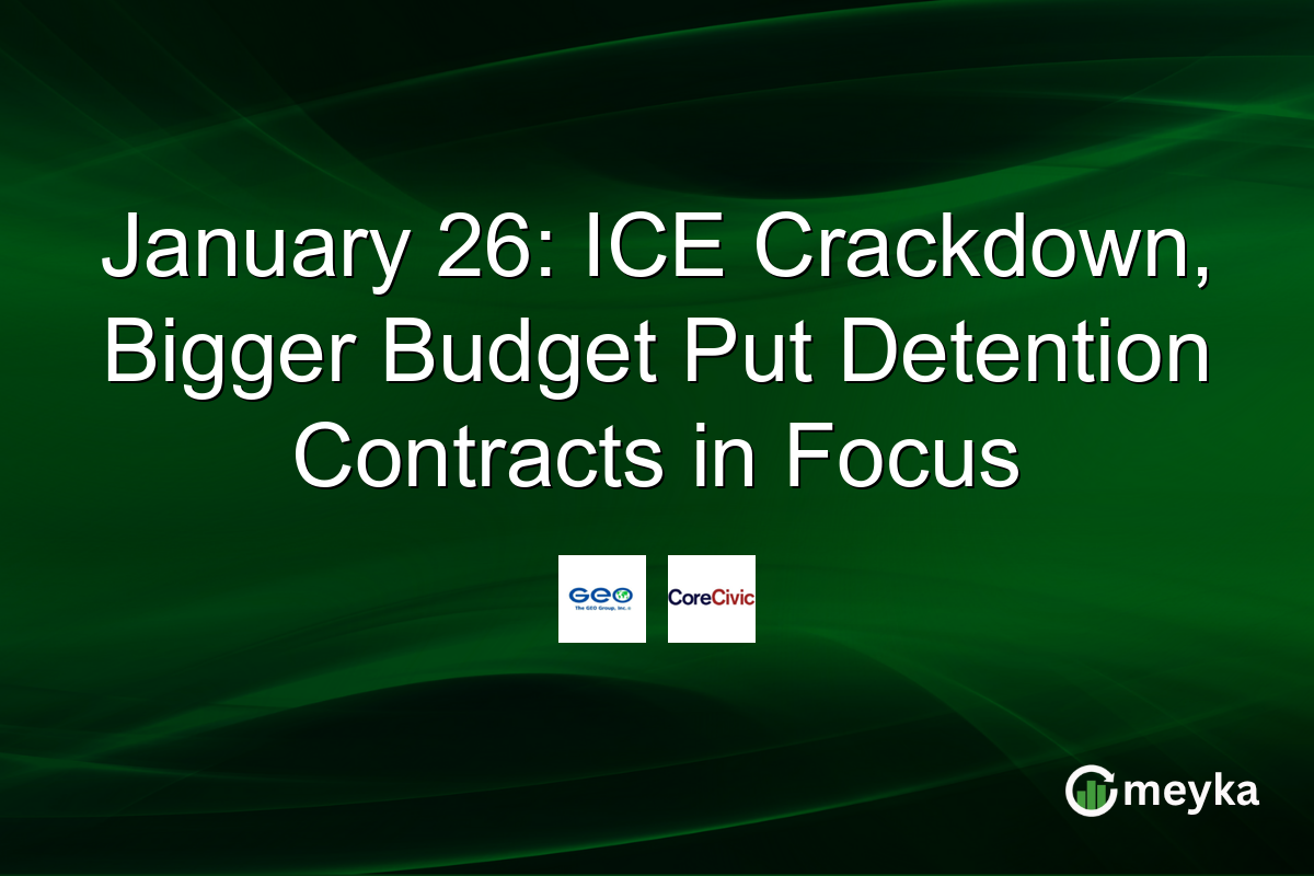 January 26: ICE Crackdown, Bigger Budget Put Detention Contracts in Focus