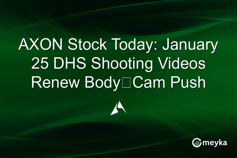 AXON Stock Today: January 25 DHS Shooting Videos Renew Body‑Cam Push