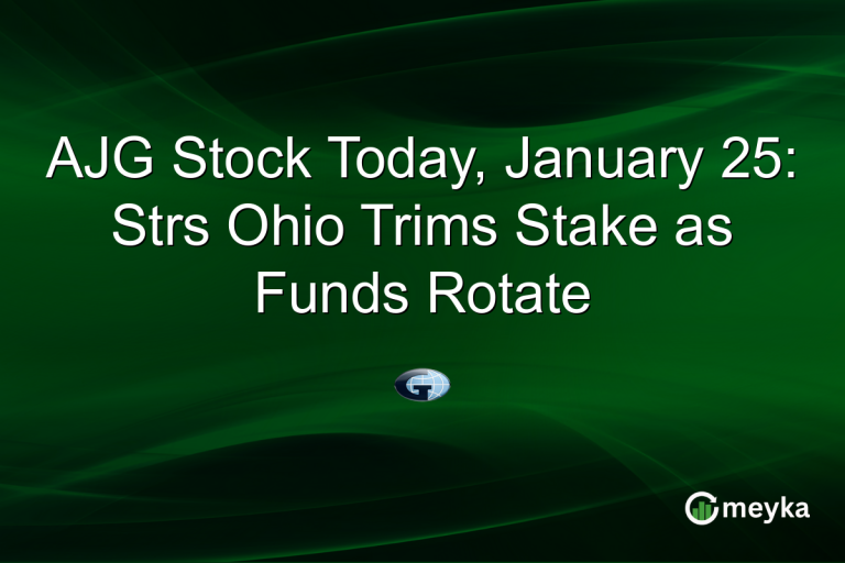 AJG Stock Today, January 25: Strs Ohio Trims Stake as Funds Rotate