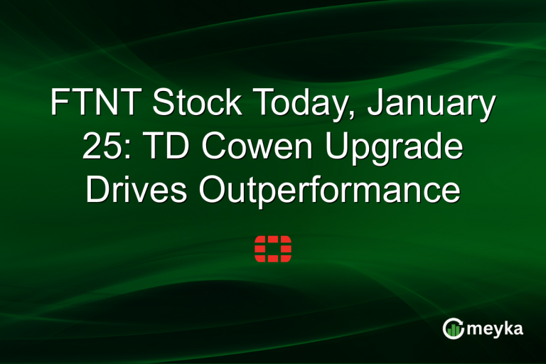 FTNT Stock Today, January 25: TD Cowen Upgrade Drives Outperformance