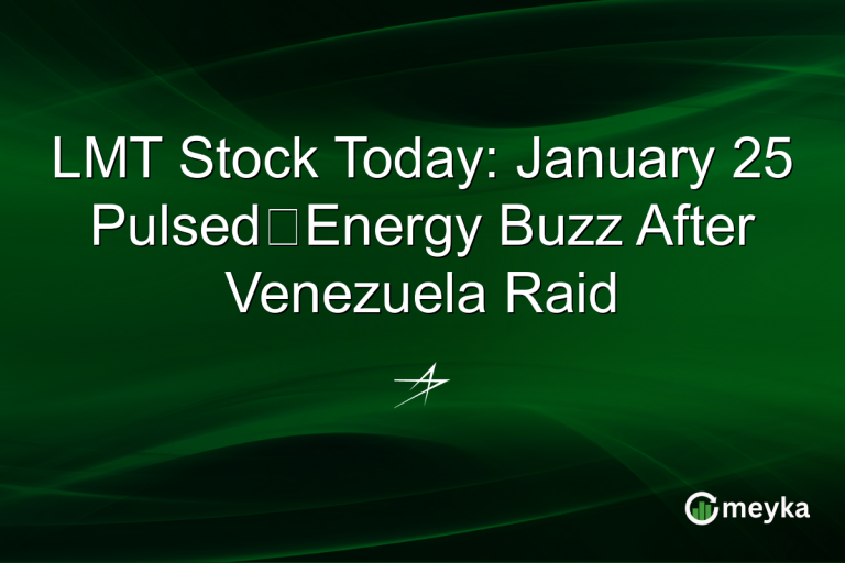 LMT Stock Today: January 25 Pulsed‑Energy Buzz After Venezuela Raid