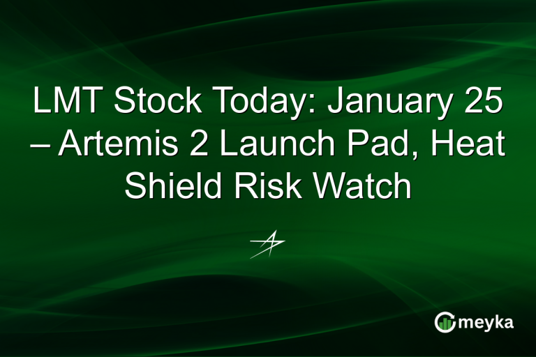 LMT Stock Today: January 25 – Artemis 2 Launch Pad, Heat Shield Risk Watch
