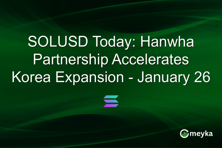 SOLUSD Today: Hanwha Partnership Accelerates Korea Expansion - January 26