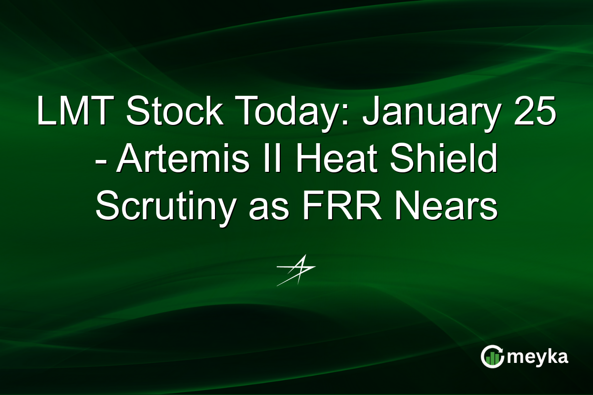 LMT Stock Today: January 25 - Artemis II Heat Shield Scrutiny as FRR Nears