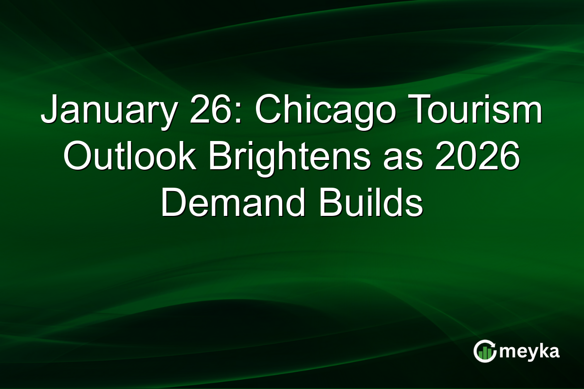 January 26: Chicago Tourism Outlook Brightens as 2026 Demand Builds