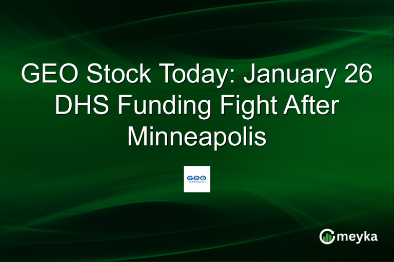 GEO Stock Today: January 26 DHS Funding Fight After Minneapolis