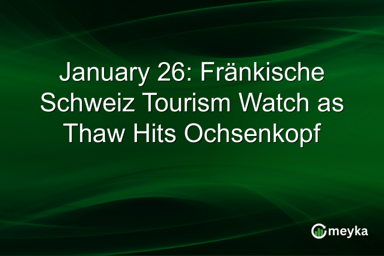 January 26: Fränkische Schweiz Tourism Watch as Thaw Hits Ochsenkopf