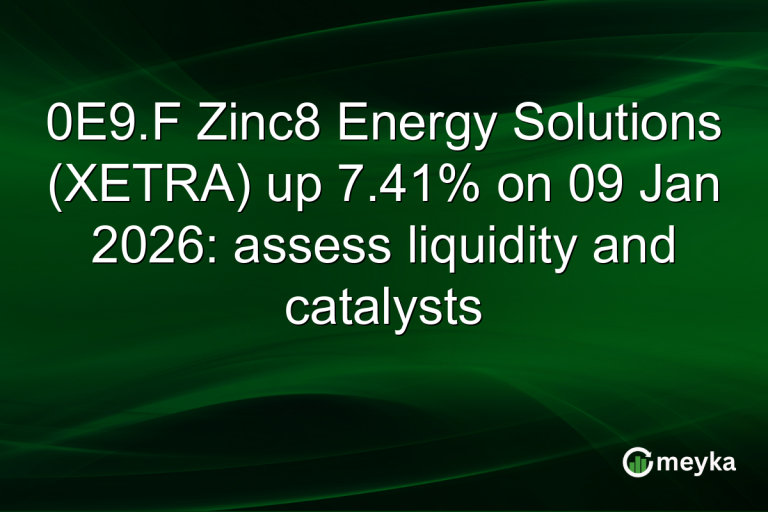 0E9.F Zinc8 Energy Solutions (XETRA) up 7.41% on 09 Jan 2026: assess liquidity and catalysts