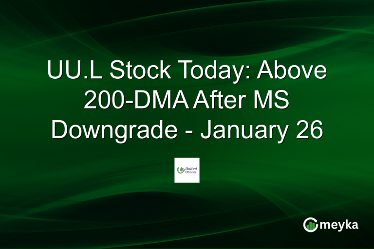 UU.L Stock Today: Above 200-DMA After MS Downgrade - January 26