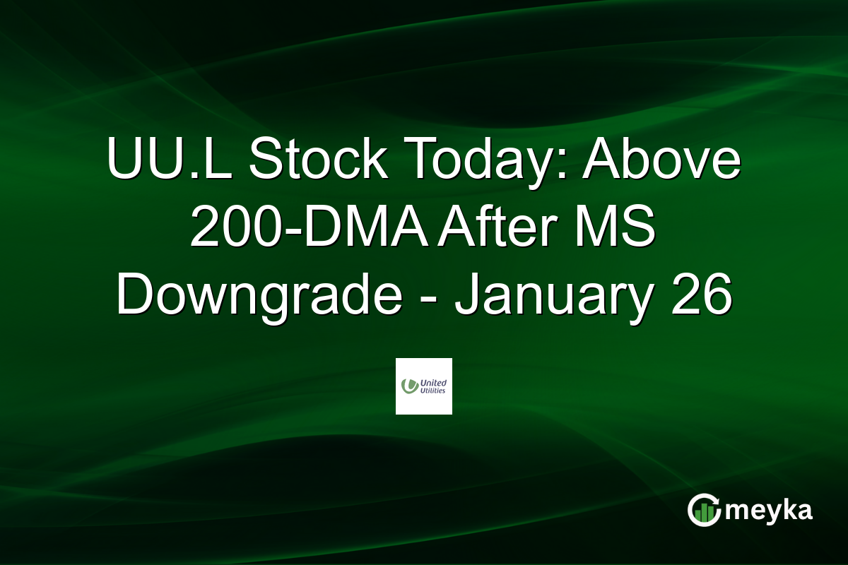 UU.L Stock Today: Above 200-DMA After MS Downgrade - January 26