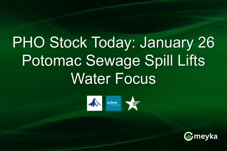 PHO Stock Today: January 26 Potomac Sewage Spill Lifts Water Focus