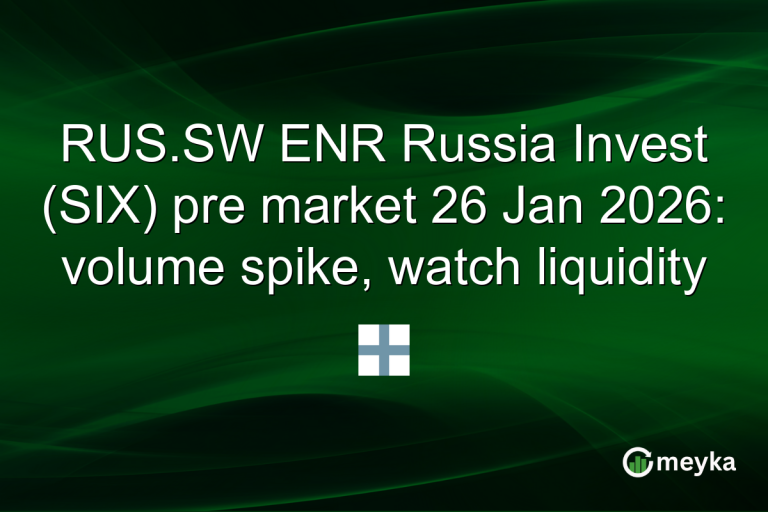 RUS.SW ENR Russia Invest (SIX) pre market 26 Jan 2026: volume spike, watch liquidity