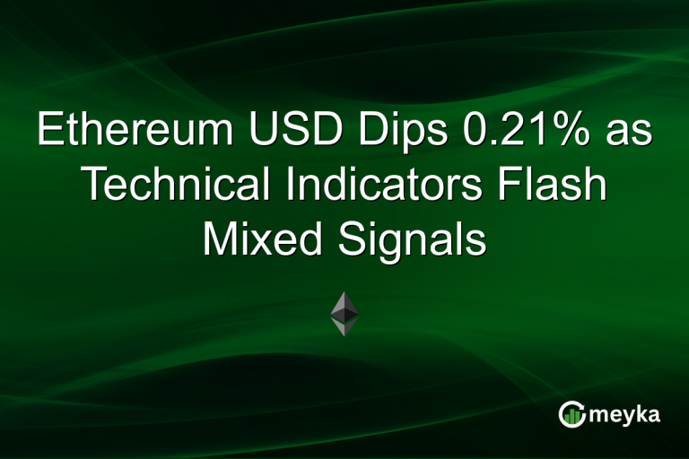Ethereum USD Dips 0.21% as Technical Indicators Flash Mixed Signals