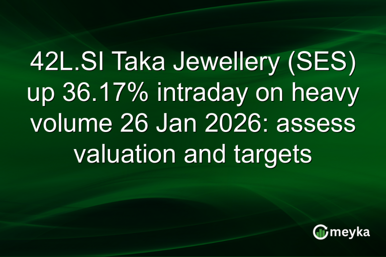 42L.SI Taka Jewellery (SES) up 36.17% intraday on heavy volume 26 Jan 2026: assess valuation and targets
