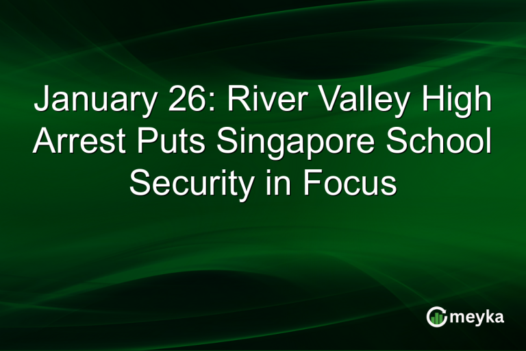 January 26: River Valley High Arrest Puts Singapore School Security in Focus