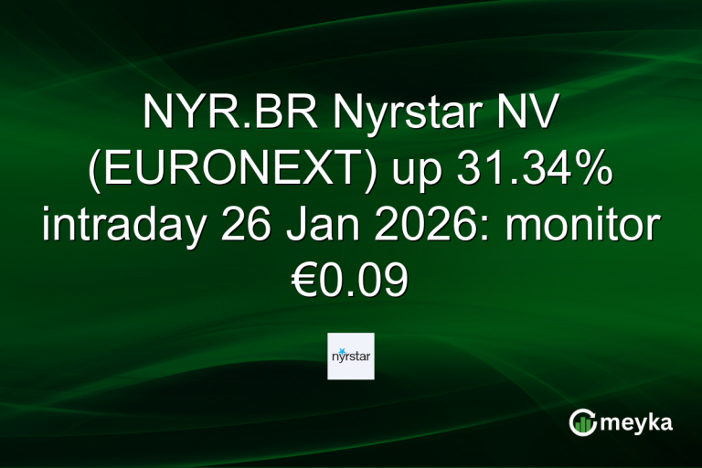 NYR.BR Nyrstar NV (EURONEXT) up 31.34% intraday 26 Jan 2026: monitor €0.09