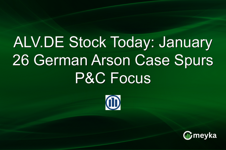 ALV.DE Stock Today: January 26 German Arson Case Spurs P&C Focus