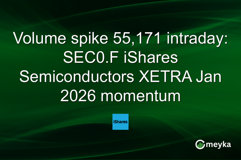 Volume spike 55,171 intraday: SEC0.F iShares Semiconductors XETRA Jan 2026 momentum