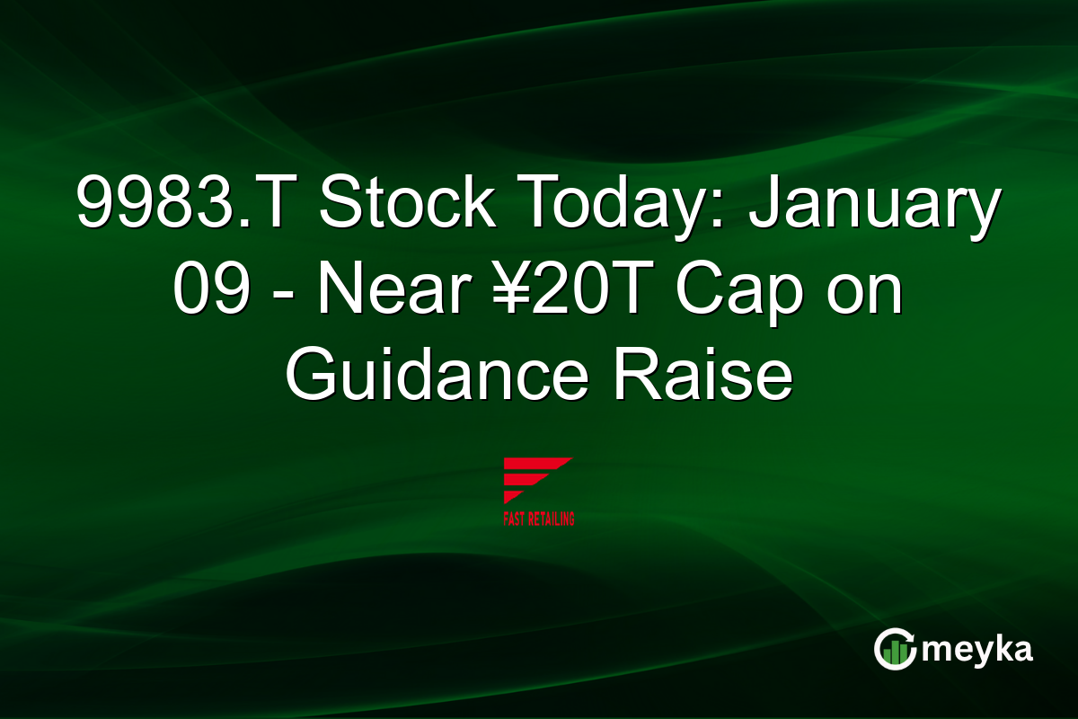 9983.T Stock Today: January 09 - Near ¥20T Cap on Guidance Raise